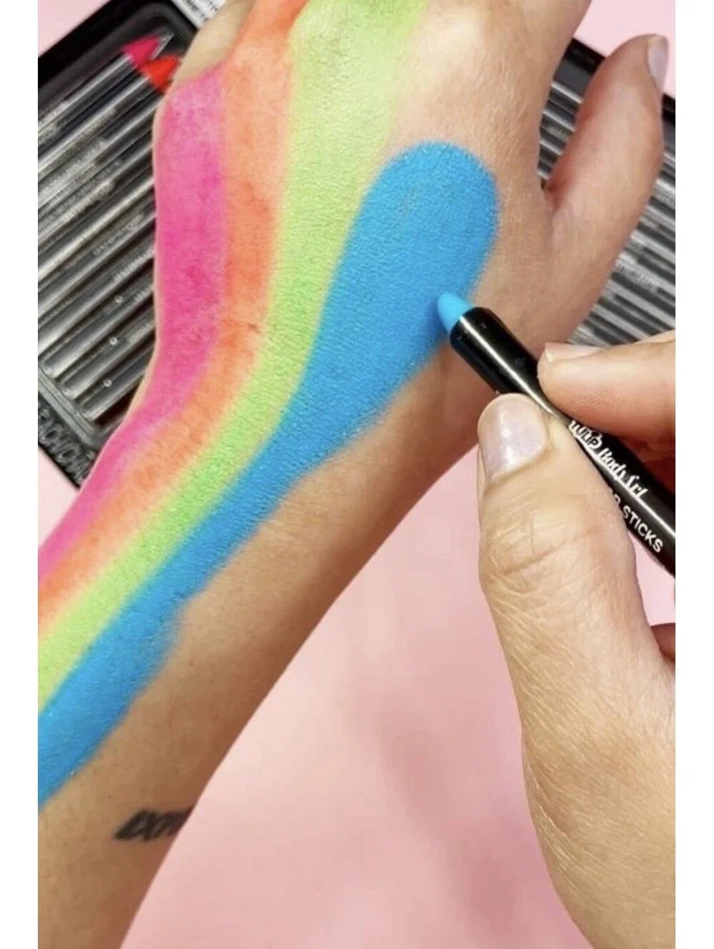 2 Pack - Tulip Body Art Shimmer Color Sticks (10-Count Set) New